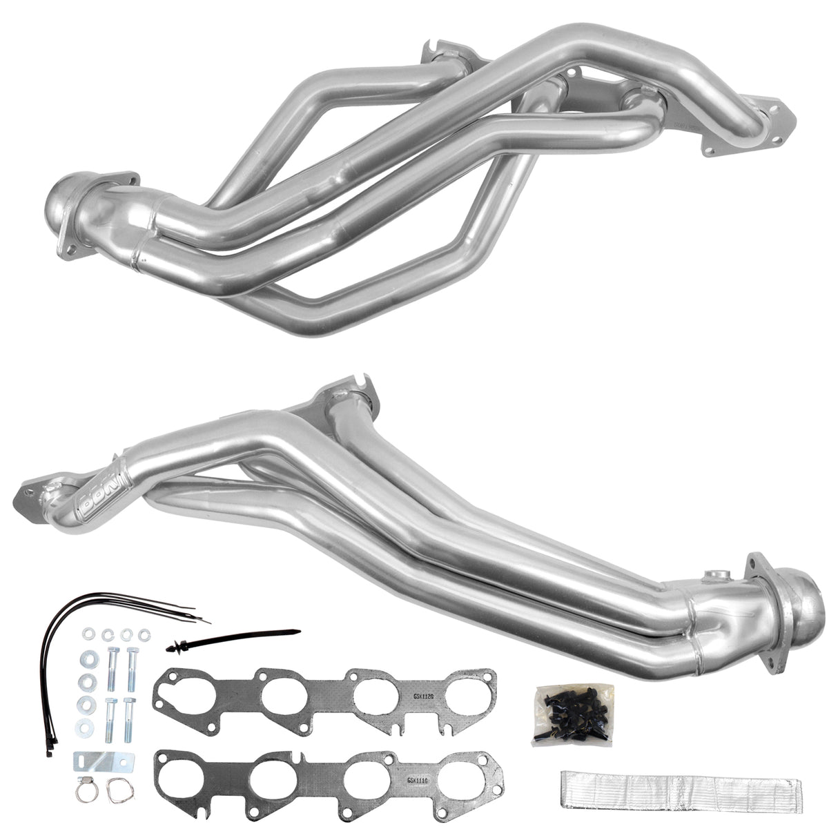 2009-2024 RAM 1500 HEMI 5.7L 1-3/4 LONG TUBE HEADERS (POLISHED SILVER CERAMIC) BBK Performance Parts Exhaust Header  AXOPROS