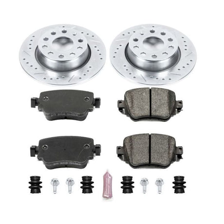 Power Stop 15-18 Volkswagen Golf Rear Z23 Evolution Sport Brake Kit PowerStop Brake Kits - Performance D&S  AXOPROS