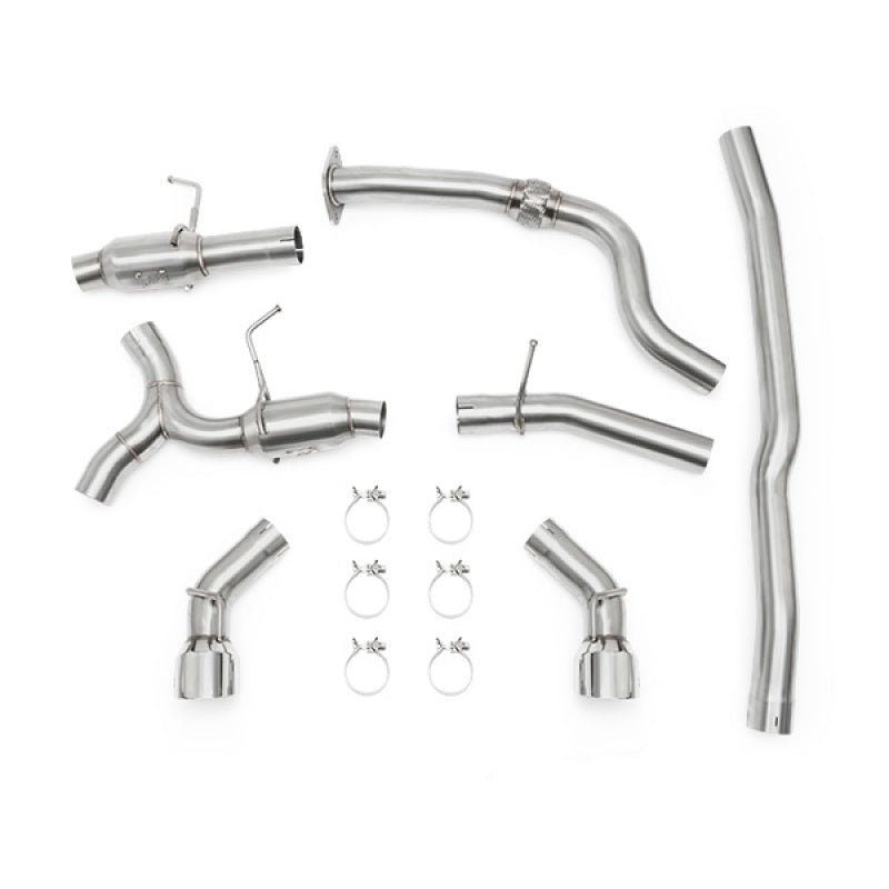 Mishimoto 2016+ Chevrolet Camaro 2.0T Dual Polished Tip Cat-Back Exhaust Mishimoto Catback  AXOPROS