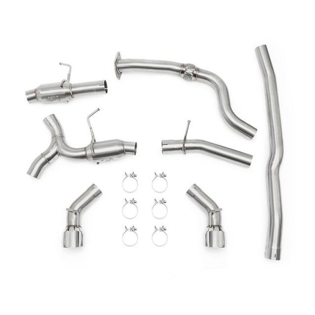 Mishimoto 2016+ Chevrolet Camaro 2.0T Dual Polished Tip Cat-Back Exhaust Mishimoto Catback  AXOPROS