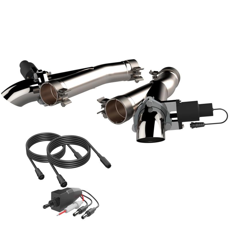 2012-2022 Jeep Grand Cherokee SRT Trackhawk Dodge Durango SRT QTP Aggressor Cutout Pipes QTP Exhaust Cutouts  AXOPROS