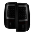 xTune 07-13 GMC Sierra 1500 LED Tail Lights - Black Smoke (ALT-ON-GS07-G2-LED-BSM) SPYDER Tail Lights  AXOPROS