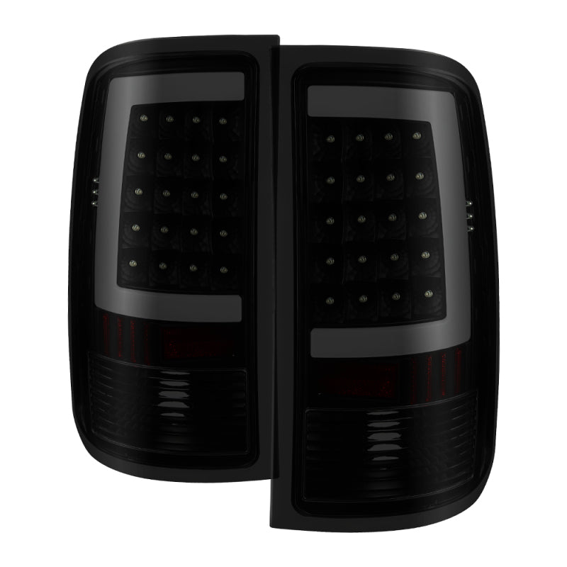 xTune 07-13 GMC Sierra 1500 LED Tail Lights - Black Smoke (ALT-ON-GS07-G2-LED-BSM) SPYDER Tail Lights  AXOPROS