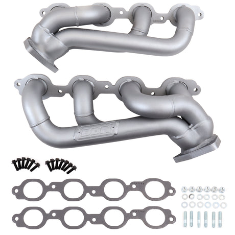 2019-2024 Chevy GM Truck 5.3L 6.2L 1-3/4 Shorty Headers (TITANIUM CERAMIC) BBK Performance Parts Exhaust Header  AXOPROS