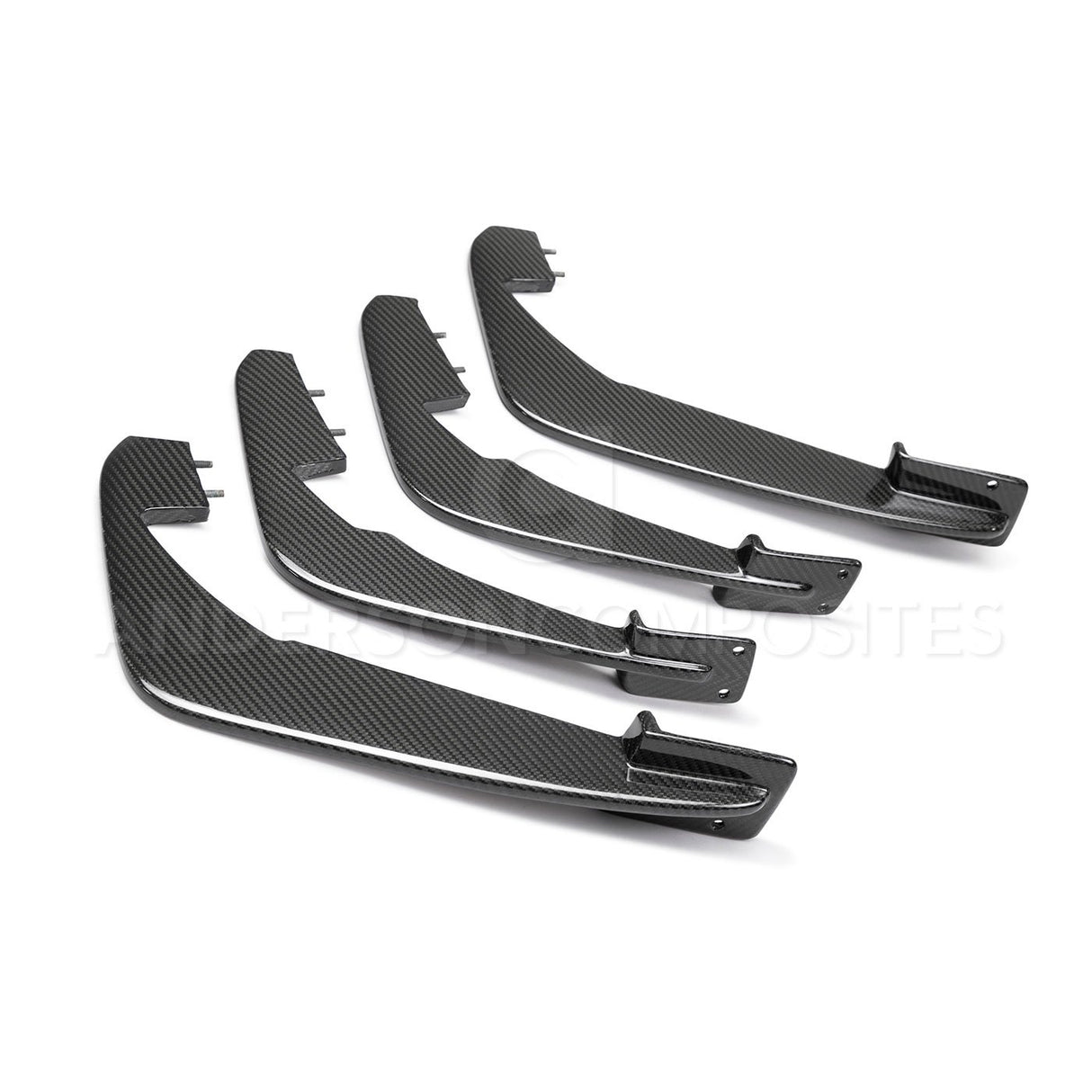 2020-2021 C8 Carbon Fiber Rear Diffuser Fins Anderson Composites Valance Panel  AXOPROS
