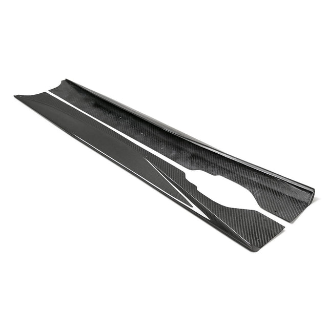 2020-2021 C8 Carbon Fiber Side Skirt Extensions Anderson Composites Side Skirt  AXOPROS