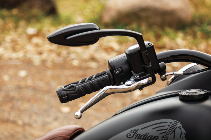 Kuryakyn Teardrop Mirrors Satin Black Kuryakyn Rear View Mirrors  AXOPROS