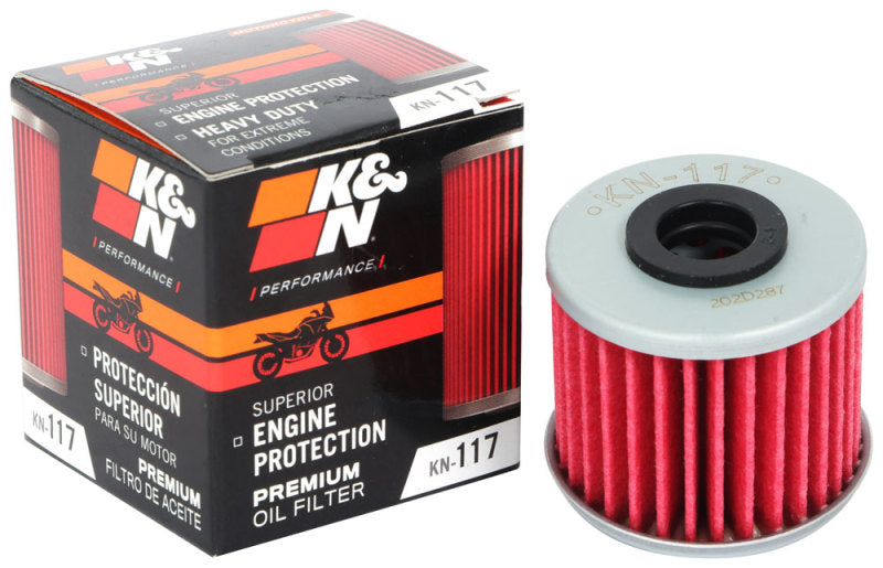 K&N Honda 1.58in OD 0.42in ID 1.4in Height Cartridge Oil Filter K&N Engineering Oil Filters  AXOPROS