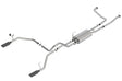 Borla 16-19 Nissan Titan 5.6L V8 2WD/4WD S-Type Catback Exhaust - Black Chrome Tips Borla Catback  AXOPROS