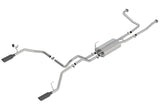 Borla 16-19 Nissan Titan 5.6L V8 2WD/4WD S-Type Catback Exhaust - Black Chrome Tips Borla Catback  AXOPROS