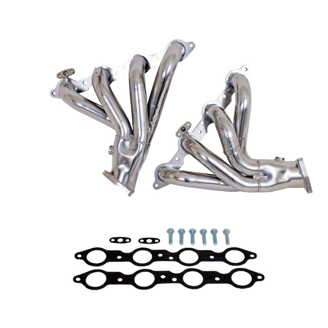 BBK 97-99 Corvette C5 LS1 Shorty Tuned Length Exhaust Headers - 1-3/4 Silver Ceramic BBK Headers & Manifolds  AXOPROS
