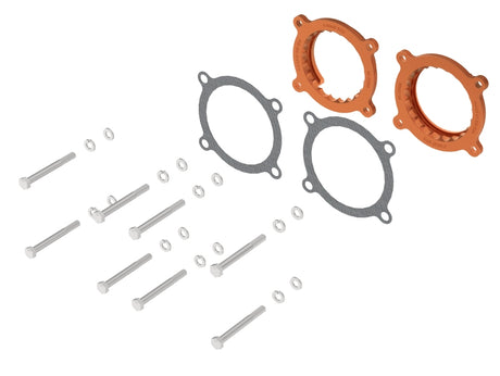 aFe 2024 Ford Mustang GT/ 2024 Ford Mustang Dark Horse V8 5.0L Silver Bullet Throttle Body Spacer aFe Throttle Bodies  AXOPROS