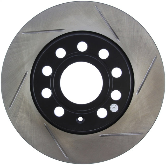StopTech Power Slot Volkswagen GTI Rear Left Slotted Rotor Stoptech Brake Rotors - Slotted  AXOPROS
