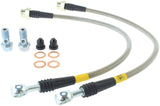 StopTech 06-10 Chevrolet Corvette Z06 Stainless Steel Rear Brake Lines Stoptech Brake Line Kits  AXOPROS