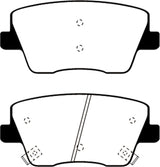 EBC 2019+ Hyundai Veloster N (2nd Gen) 2.0L Turbo Greenstuff Rear Brake Pads EBC Brake Pads - Performance  AXOPROS