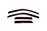 AVS 09-18 Dodge RAM 1500 Quad Cab Ventvisor In-Channel Front & Rear Window Deflectors 4pc - Smoke AVS Wind Deflectors  AXOPROS