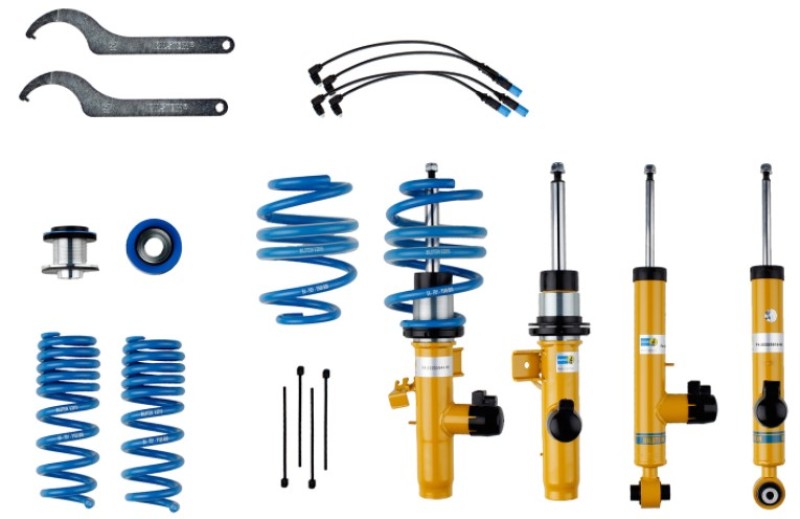 Bilstein B16 (DampTronic) 13-15 BMW 335i xDrive Front and Rear Suspension Kit Bilstein Coilovers  AXOPROS