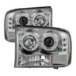 Spyder Ford F250 Super Duty 99-04 Projector Version 2 LED Halo LED Chrm PRO-YD-FF25099-1P-G2-C SPYDER Headlights  AXOPROS