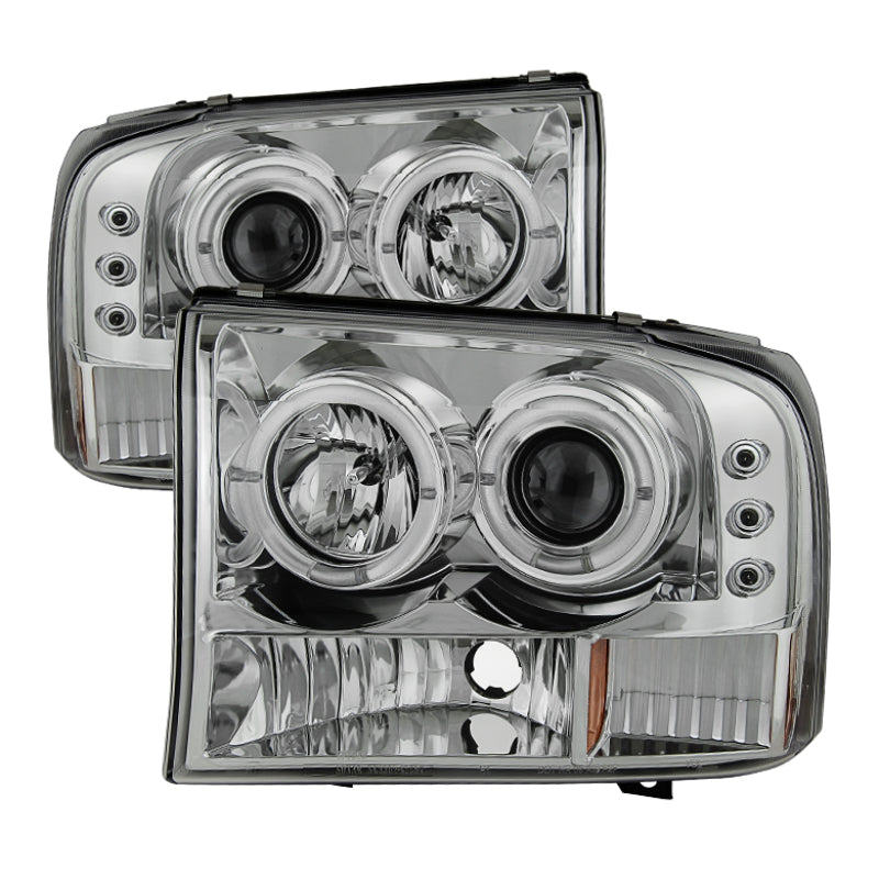 Spyder Ford F250 Super Duty 99-04 Projector Version 2 LED Halo LED Chrm PRO-YD-FF25099-1P-G2-C SPYDER Headlights  AXOPROS