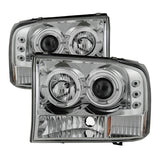 Spyder Ford F250 Super Duty 99-04 Projector Version 2 LED Halo LED Chrm PRO-YD-FF25099-1P-G2-C SPYDER Headlights  AXOPROS
