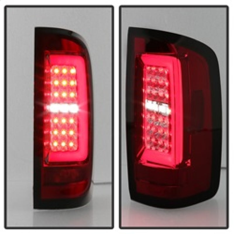 Spyder Chevy Colorado 2015-2017 Light Bar LED Tail Lights - Red Clear ALT-YD-CCO15-LED-RC SPYDER Tail Lights  AXOPROS