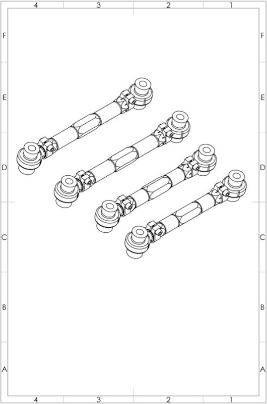 SPL Parts 06-13 BMW 3 Series/1 Series (E9X/E8X) Rear Upper Arm Links SPL Parts Control Arms  AXOPROS
