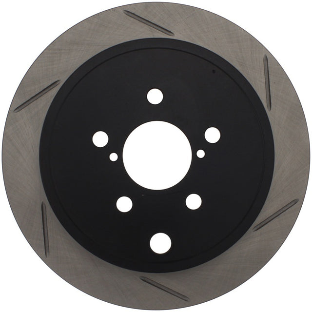 StopTech Power Slot 08-10 WRX Rear Left Slotted Rotor Stoptech Brake Rotors - Slotted  AXOPROS