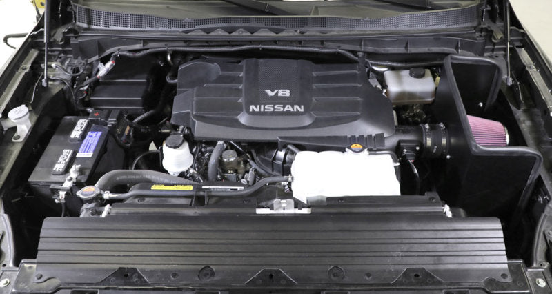 K&N 17-18 Nissan Titan XD V8 5.6L Aircharger Performance Intake K&N Engineering Cold Air Intakes  AXOPROS