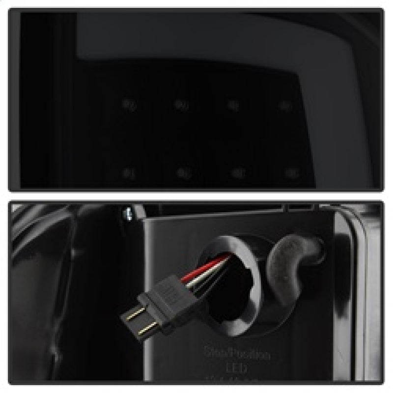 xTune 07-13 GMC Sierra 1500 LED Tail Lights - Black Smoke (ALT-ON-GS07-G2-LED-BSM) SPYDER Tail Lights  AXOPROS