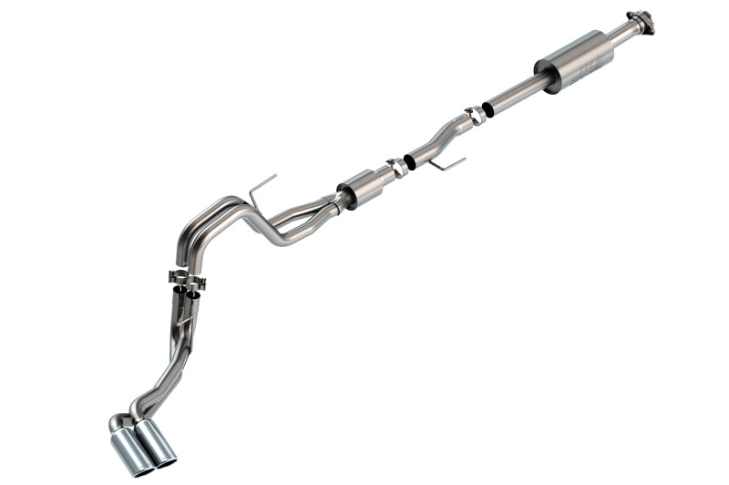 Borla F-150 2021 5.0L 4dr CC SB EC STB Lariat/KR/Platinum/LTD 3/2.25 DSE Cat-Back S-Type CHR Tips Borla Catback  AXOPROS