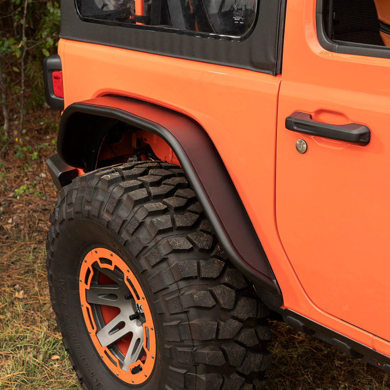 Rugged Ridge HD Steel Tube Fenders Full Set Black 18-19 JL Rugged Ridge Fenders  AXOPROS