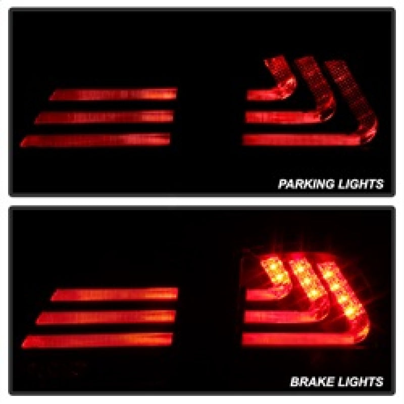 Spyder 07-11 Lexus GS 350 LED Tail Lights Black ALT-YD-LGS06-LED-BK SPYDER Tail Lights  AXOPROS