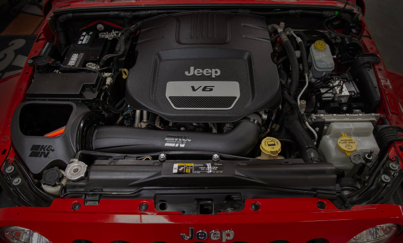 K&N 12-18 Jeep Wrangler V6 3.6L NextGen Cold Air Intake K&N Engineering Cold Air Intakes  AXOPROS