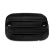 Burly Brand 05-07 Touring, 06-17 Dyna/Softail Reaper Front Master Cylinder Cap - Textured Black Burly Brand Reservoirs  AXOPROS