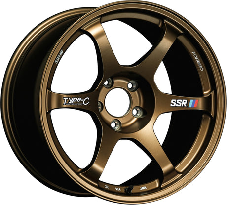 SSR SSR Type-C Forged 18x9.5 +22 5/114.3 - Racing Bronze Wheel Wheels - Forged aftermarket performance part