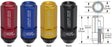 Project Kics Leggdura Racing Shell Type Lug Nut 53mm Closed-End Look 16 Pcs + 4 Locks 12X1.25 Black Project Kics Lug Nuts  AXOPROS