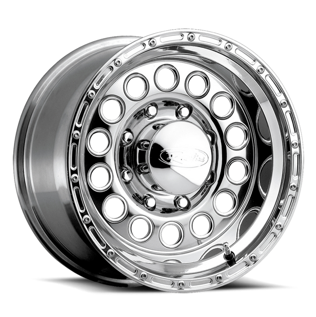 Raceline 887 Rock Crusher 17x9in / 8x165.1 BP / 0mm Offset / 130.81mm Bore - Polished Wheel Raceline Wheels - Cast  AXOPROS