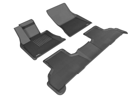 3D MAXpider 3D MAXpider 2014-2019 BMW X5/X6 F15/F16 Kagu 1st & 2nd Row Floormats - Black Floor Mats - Rubber aftermarket performance part