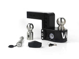 Weigh Safe Weigh Safe 4in Drop Hitch w/Built-in Scale & 2in Shank (8K/12.5K GTWR) w/WS05 - Black Cerakote Hitch Ball Mounts aftermarket performance part