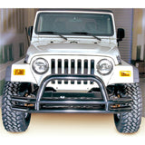 Rugged Ridge 3-In Dbl Tube Front Bumper w/ Hoop 76-06 CJ / Jeep Wrangler Rugged Ridge Bumper Accessories  AXOPROS