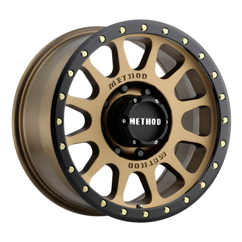Method MR305 NV 20x9 +18mm Offset 8x6.5 130.81mm CB Method Bronze/Black Street Loc Wheel Method Wheels Wheels - Cast  AXOPROS