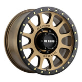 Method MR305 NV 20x9 +18mm Offset 8x6.5 130.81mm CB Method Bronze/Black Street Loc Wheel Method Wheels Wheels - Cast  AXOPROS