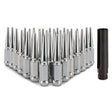 Mishimoto Mishimoto Steel Spiked Lug Nuts M14 x 1.5 32pc Set Chrome Mishimoto Lug Nuts  AXOPROS