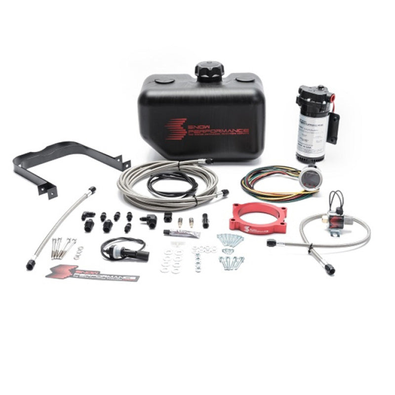 Snow Performance 16-17 Camaro Stg 2 Boost Cooler F/I Water Injection Kit (SS Braided Line & 4AN) Snow Performance Water Meth Kits  AXOPROS