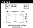 Hawk 09-11 Nissan GT-R HP+ Street Rear Brake Pads Hawk Performance Brake Pads - Performance  AXOPROS