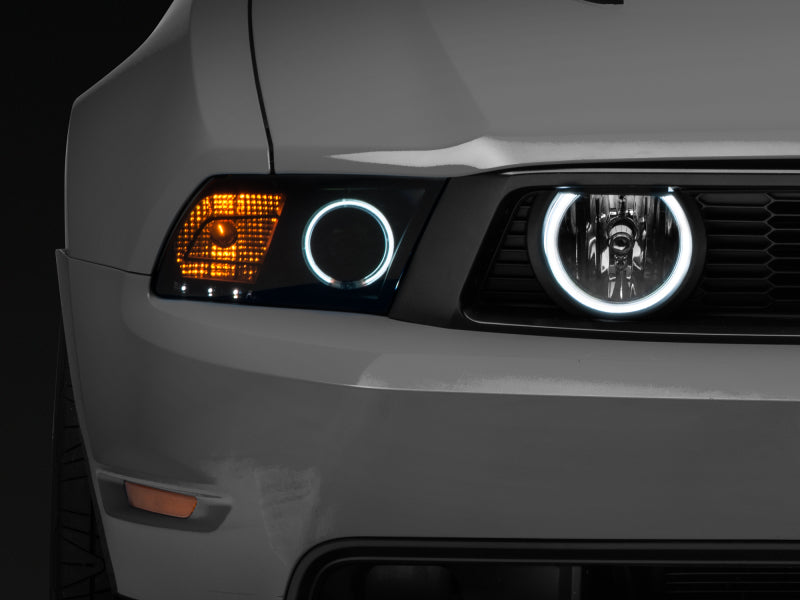Raxiom 05-12 Ford Mustang GT LED Halo Fog Lights (Chrome) Raxiom Headlights  AXOPROS