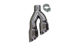Corsa 2009-2013 Inlet 4in Pro Series Twin Side Swept Exhaust Tip Kit CORSA Performance Tips  AXOPROS