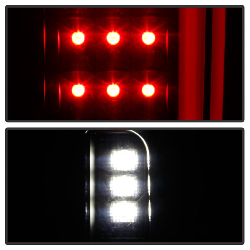 Spyder Chevy Silverado 19-20 (Do Not Fit Halogen Model) LED Tail Light Blk ALT-YD-CS19LED-BK SPYDER Tail Lights  AXOPROS