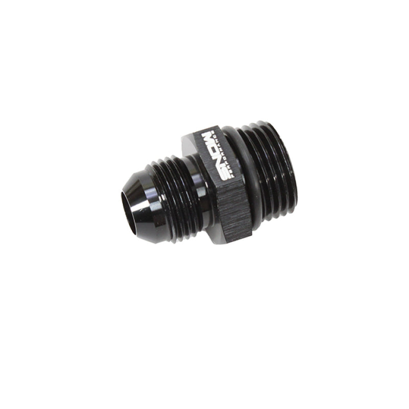 Snow Performance Snow -10 ORB to -8AN Straight Fitting (Black) Fittings aftermarket performance part
