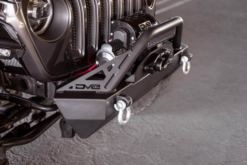 DV8 Offroad 07-23 Jeep Wrangler JK/JL & Gladiator JT FS-15 Series Front Bumper DV8 Offroad Bumpers - Steel  AXOPROS
